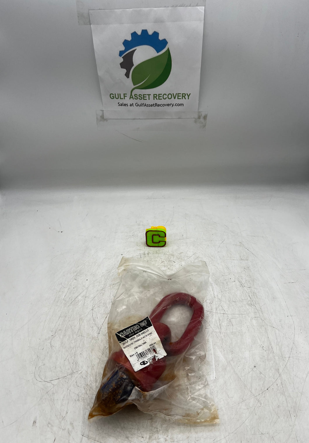 Cartec C8000803654 Rotating Eyebolt w/ Ring, Grade 80, 8 Ton, M36x54mm (New)