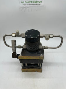 Haskel AAD-5 Air Amplifier, 1/2" NPS Air Inlet, 1/2" Tube Inlet/Outlet Port (Used)