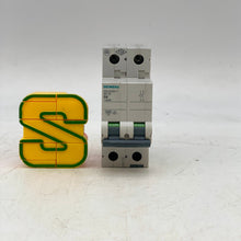 Load image into Gallery viewer, Siemens 5SL6204-7 400VAC 6kA 2P C 4A Circuit Breaker *Lot of (4)* (Used)