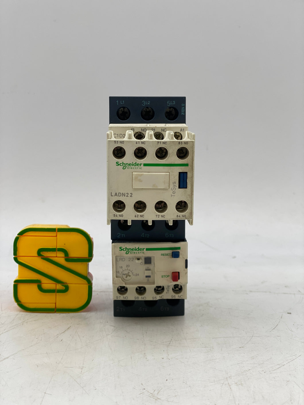 Schneider Electric LC1D25 Contactor w/ Auxilliary Contact & TOR (Used)