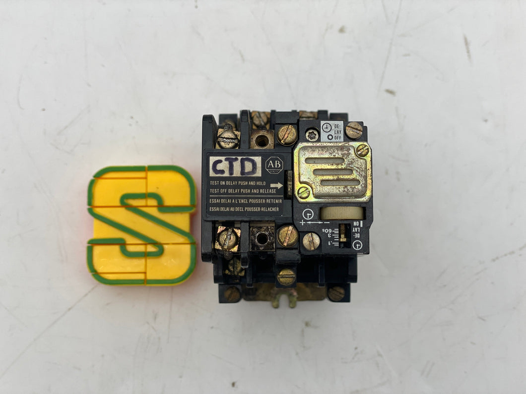 Allen-Bradley 700-NT400A1 Pneumatic Time Delay Relay (Used)