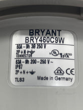 Load image into Gallery viewer, Bryant BRY460C9W Pin &amp; Sleeve Receptacle, 60A, 200-260V, 3P, 4W (Open Box)
