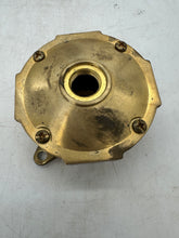 Load image into Gallery viewer, RAB VXJ1BR 4&quot; Round Junction Box w/ 1/2&quot; NPS Cover, Brass (Open Box)