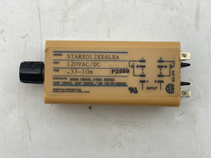 Agastat STARX012XXALXA Timing Relay, 120VAC/DC .33-10m (Open Box)
