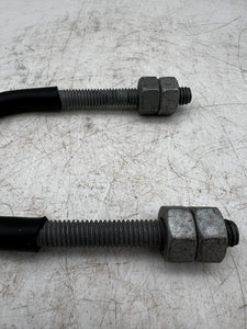 STS UBLC0370200N G137C Neoprene Coated Long Tangent U-Bolt, 3/8" x 2" w/ Nuts *Lot of (21)* (No Box)