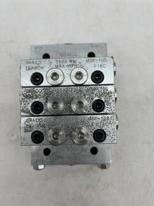 Graco Trabon MSP Lube Divider Valve Manifold Assy., MSP-10S, 10S, 10S (No Box)