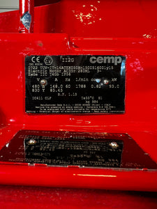 Cemp AC35R-280ML Electric Motor, 480/830V, 148.0/85.45A, 1788RPM, 93kW (New)