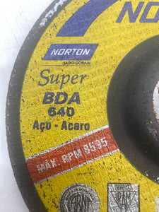 Norton 15230 Super BDA 640 Grinding Wheel 7"x1/4"x7/8” *Lot of (13)* (No Box)