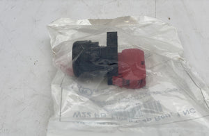 C3 Controls W22PB-FR-01 Pushbutton Flush Cap, Red 1 NC *Lot of (6)* (New)