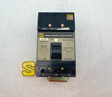 Square D Q232150 Thermal Magnetic Circuit Breaker, 150A 240VAC 3-Pole (Used)