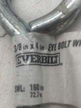 Load image into Gallery viewer, Everbilt 3/8&quot; Assorted Length Zinc-Plated Eye Bolt w/ Nut (x10) 6&quot;, (x3) 4&quot; *Lot of (13)* (No Box)