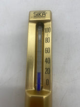 Load image into Gallery viewer, SIKA 1742101104021 174B Glass Tube Thermometer Brass 0-100 DegC, G 1/2/SW27 (No Box)
