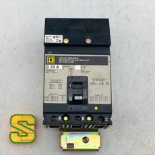 Load image into Gallery viewer, Square D FA36030 I-Line Circuit Breaker, 30A, 3P, 600VAC, 250VDC (Used)