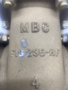 MBC Fig 235-RF 4" Bronze Gate Valve w/ 4" MxF Alum Camlock *Lot of (30)* (Open Box)