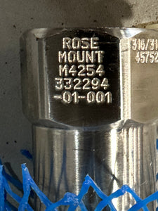 Emerson Rosemount 114CE0350TAB2SC032B 114C Threaded Thermowell, 35" (No Box)