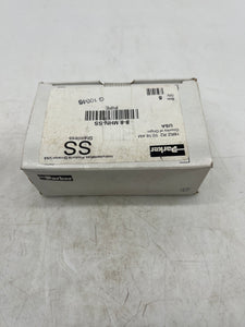 Parker 8-8 MHN-SS Male Hex Nipple, 1/2" MNPT x 1/2" MNPT, 316SS *Box of (5)* (New)