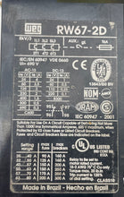 Load image into Gallery viewer, Square D 8536SDO1V02H20S Size 2 Starter w/ 120V Coil, WEG RW67-2D Ovld Relay (Used)