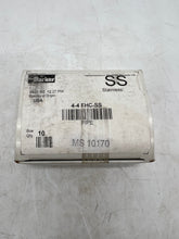 Load image into Gallery viewer, Parker 4-4 FHC-SS Female Hex Coupling, 1/4" FNPT x 1/4 FNPT, 316SS *Box of (5)* (New)
