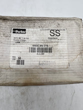 Load image into Gallery viewer, Parker 6MSC8N-316 A-LOK Male Connect, 3/8&quot; Tube x 1/2&quot; MNPT, 316SS *Box of (30)* (New)