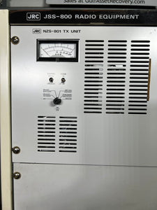 JRC JSS-800 Radio Equipment w/ NZS-801 TX Unit, NBL-801 Power Supply (Used)