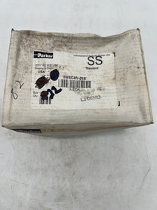Parker 6MSC8N-316 A-LOK Male Connect, 3/8" Tube x 1/2" MNPT, 316SS *Box of (22)* (Open Box)