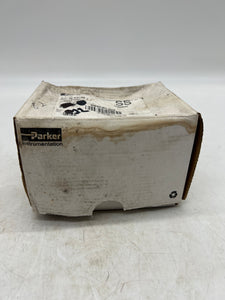 Parker 6MSC8N-316 A-LOK Male Connect, 3/8" Tube x 1/2" MNPT, 316SS *Box of (22)* (Open Box)