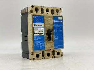 Cutler-Hammer Westinghouse FDB3100VW Circuit Breaker 100A 600VAC Ser. C (Used)