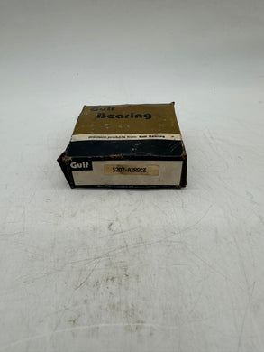 Gulf Bearing 5207-A2RS/C3 JAF 5207-2RS Double Row Sealed Bearing (Open Box)
