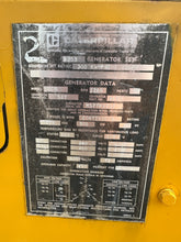 Load image into Gallery viewer, Caterpillar D353 Marine Generator Set, Keel Cooled, 300KW, 60Hz (Used)