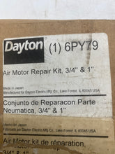 Load image into Gallery viewer, Dayton 6PY79 Air Motor Repair Kit, 3/4&quot; &amp; 1&quot; (Open Box)