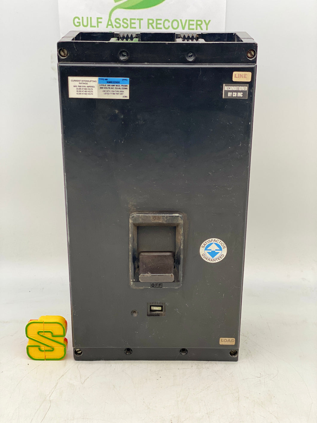 FPE NM632000 Circuit Breaker Frame w/ NM032600 600A 600V Circuit Breaker (Used)