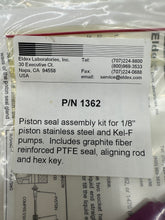 Load image into Gallery viewer, Eldex Laboratories 1362 Piston Seal Assembly Kit (New)