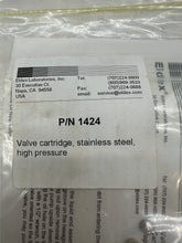 Load image into Gallery viewer, Eldex Laboratories 1424 Valve &amp; Valve Cartridge Replacement Kit (New)