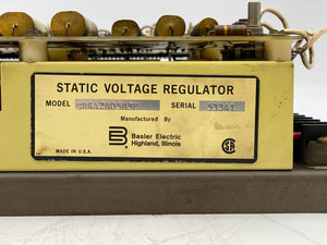 Basler Electric SR4A2B05B3E Static Voltage Regulator SVR w/o Cover (Used)