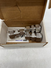 Load image into Gallery viewer, Parker 12RU8-316 Straight Union, 3/4" Tube OD x 1/2" Tube OD, 316SS *Lot of (3)* (Open Box)