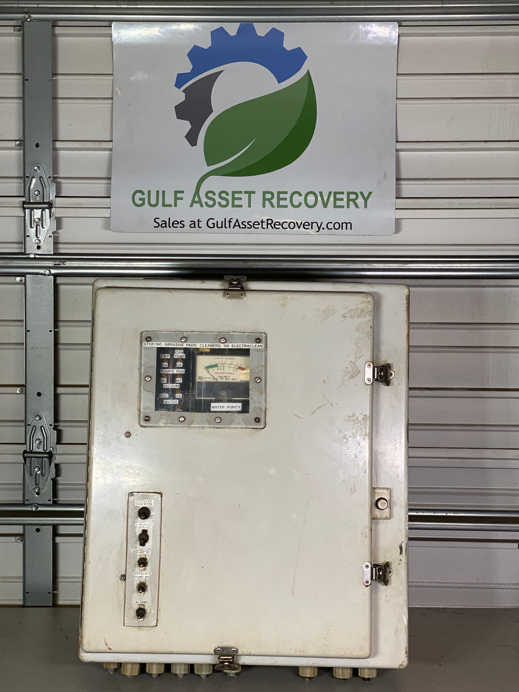 McNab AP-IA Water Purity Monitor/Alarm System In Enclosure 480VAC (Used)