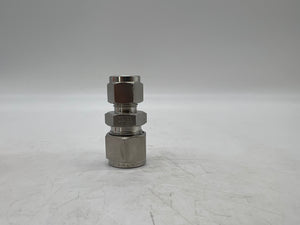 Parker 8RU6-316 A-LOK Straight Union, 1/2" Tube x 3/8" Tube, *Lot of (105)* (No Box)