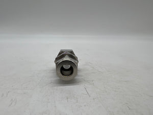 Parker 8RU6-316 A-LOK Straight Union, 1/2" Tube x 3/8" Tube, *Lot of (105)* (No Box)