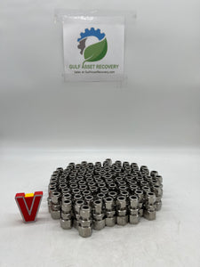Parker 8RU6-316 A-LOK Straight Union, 1/2" Tube x 3/8" Tube, *Lot of (105)* (No Box)