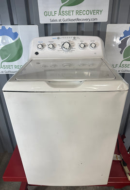 GE GTW460ASJ7WW Top Load Washer, 4.2 cu. ft. Cap., White, SS Basket (Used)