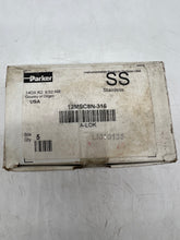 Load image into Gallery viewer, Parker 12MSC8N-316 A-LOK Male Connect 3/4" Tube x 1/2" MNPT *Box of (5)* (New)