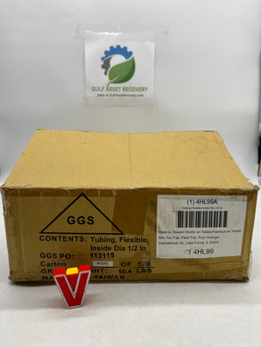 Grainger 4HL99A Soft PVC Clear Tubing, I/2