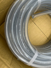 Load image into Gallery viewer, Grainger 4HL99A Soft PVC Clear Tubing, I/2&quot; ID, 5/8&quot; OD, 100&#39; Long (New)