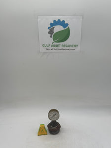 USG US Gauge 200 PSI Pressure Gauge Mounted On 2" MNPT Bushing (Used)