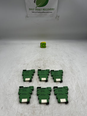 Phoenix Contact PLC-BSC-24DC/21-21 2967015 Relay Base Socket *Lot of (6)* (Used)