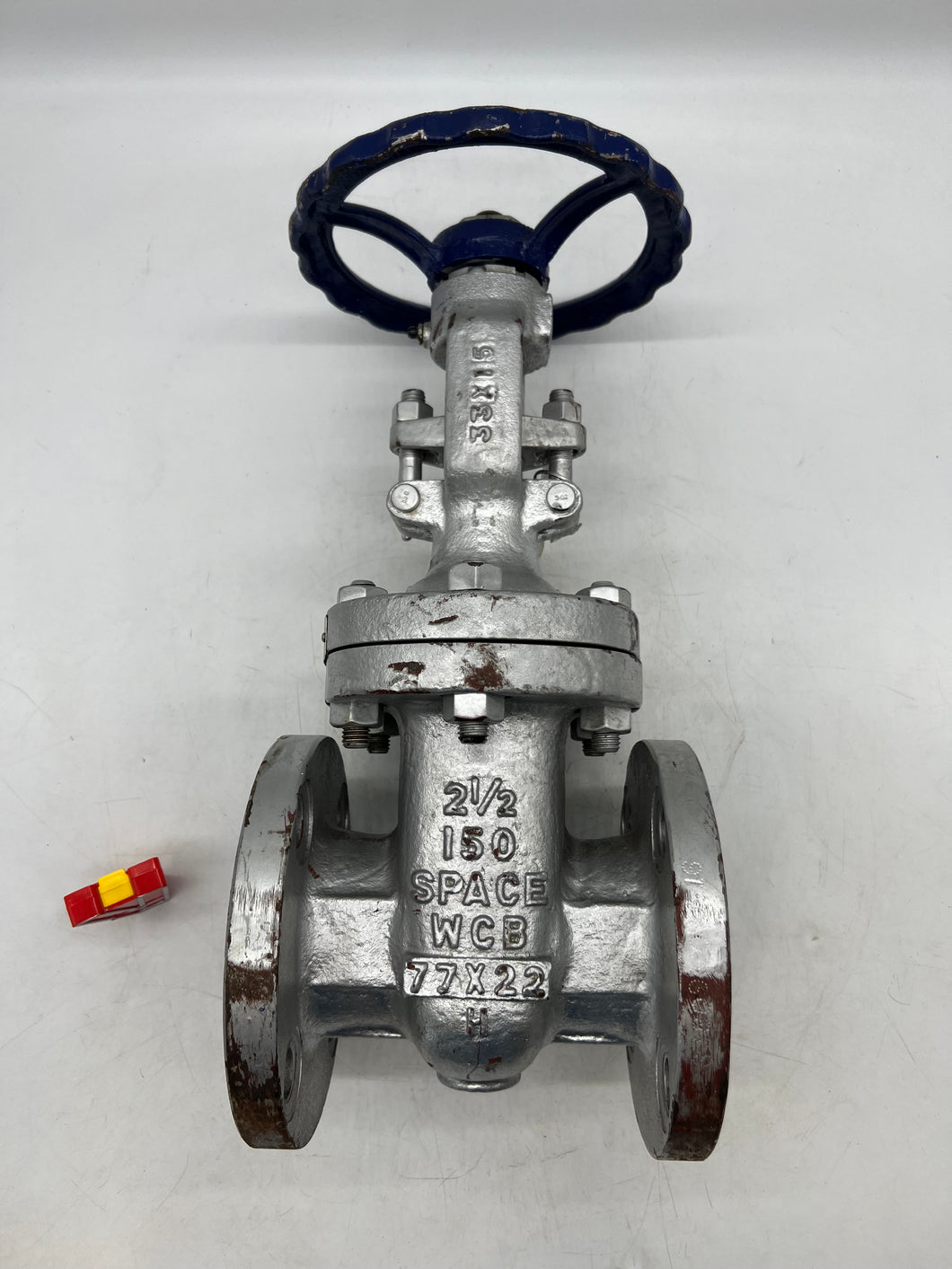Space 15011B 2.5” 150 lb Cast Steel Gate Valve, Aluminum Bronze Trim, OS&Y (Used)
