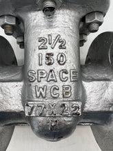 Load image into Gallery viewer, Space 15011B 2.5” 150 lb Cast Steel Gate Valve, Aluminum Bronze Trim, OS&amp;Y (Used)