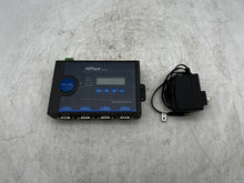 Load image into Gallery viewer, Moxa 1201054500000 NPort 5450I Serial Device Server 4-Port w/ Pwr Adapter (Used)