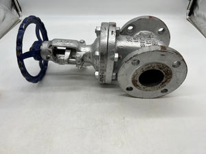 Space 15011B 2.5” 150 lb Cast Steel Gate Valve, Aluminum Bronze Trim, OS&Y (Used)