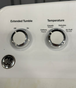 GE GTD42EASJ2WW Vented Front-Load Electric Dryer, 7.2cu ft, White, w/ Auto Dry (Used)